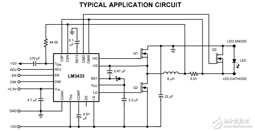 LM3433在LED驱动电源中的应用