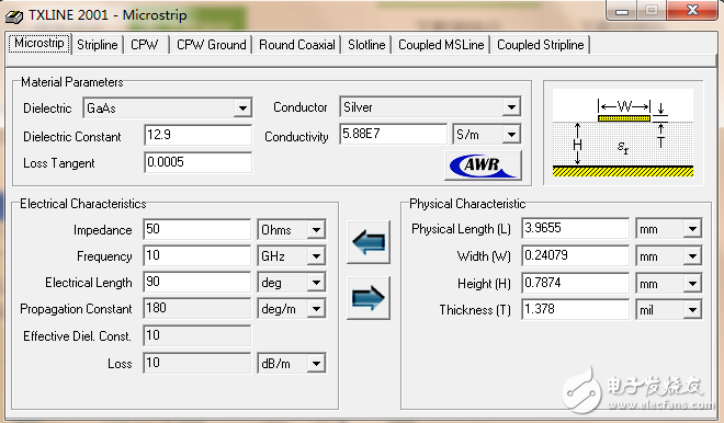 PCB特性阻抗计算工具TXLine绿色版免费下载