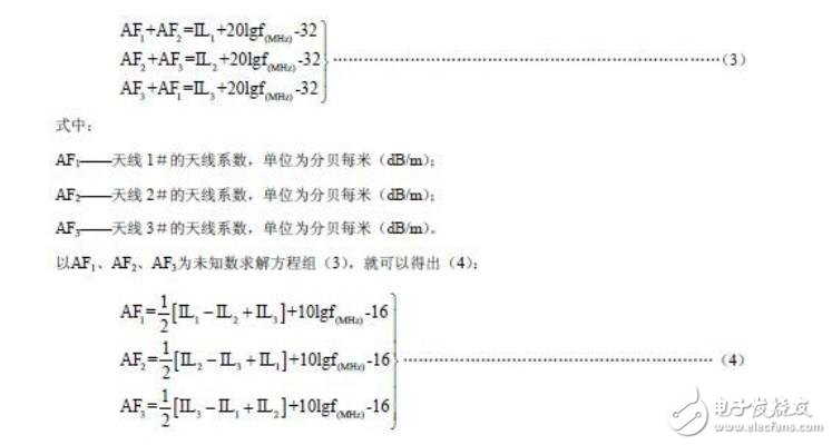  三天线法校准原理及系统组成