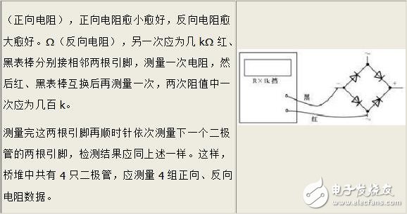 桥堆构成的整流电路及故障处理