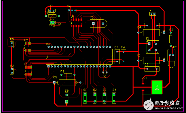 实验五 ad09 PCB的板层设计和布线