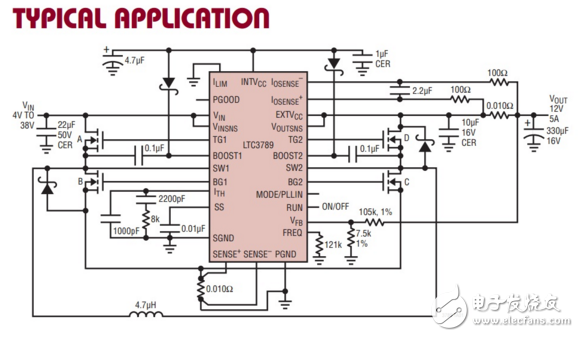 ltc3789芯片中文资料及推荐参数 