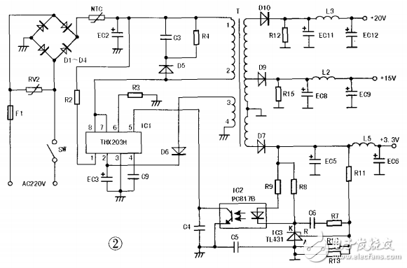 thx203h开关电源维修经验总结