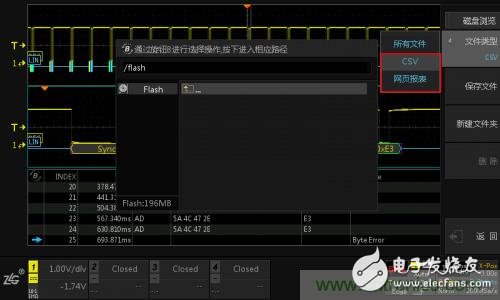 示波器协议解码的变化 可直接破解30种通信协议