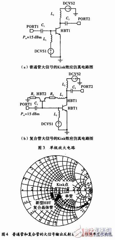 有效抑制了HBT大信号Kink效应的宽带功率放大器